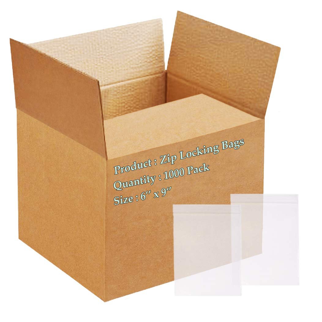 1000 Zip Lock Bags Clear Ultra Thick Seal Top Polyethylene Bags 2 Mil All Size - Picture 25 of 27