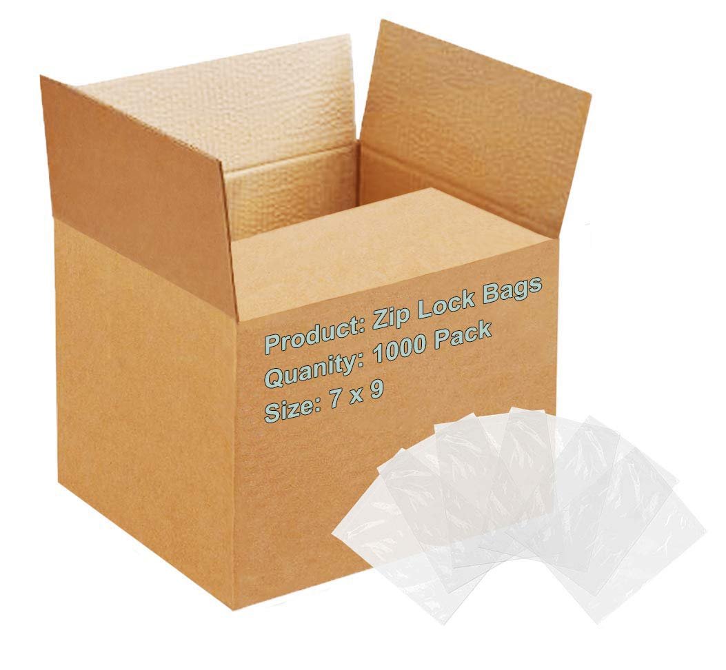 1000 Zip Lock Bags Clear Ultra Thick Seal Top Polyethylene Bags 2 Mil All Size - Picture 26 of 27