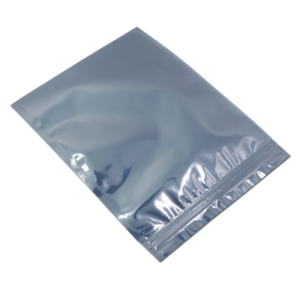 Anti-Static ESD Shielding Bag Silver Zip-Lock Reclosable Bags 3x,5,6,8,10,14" 