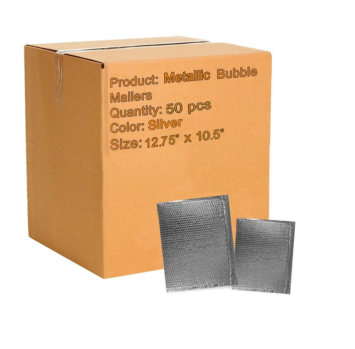6" x10" Red|Pink|Gold|Silver|Teal MIRRORED Foil BUBBLE Shipping Mailer 10Pack