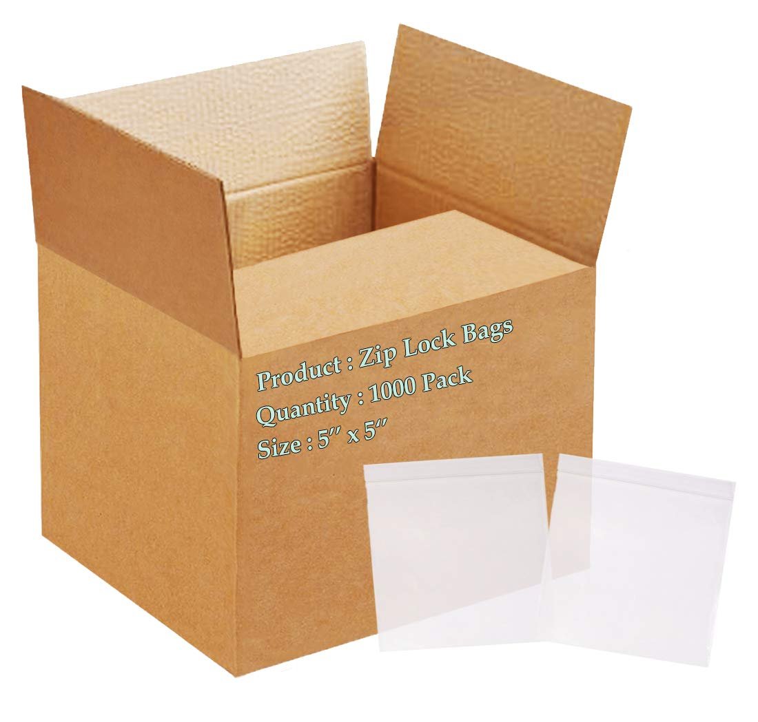 1000 Zip Lock Bags Clear Ultra Thick Seal Top Polyethylene Bags 2 Mil All Size - Picture 19 of 27