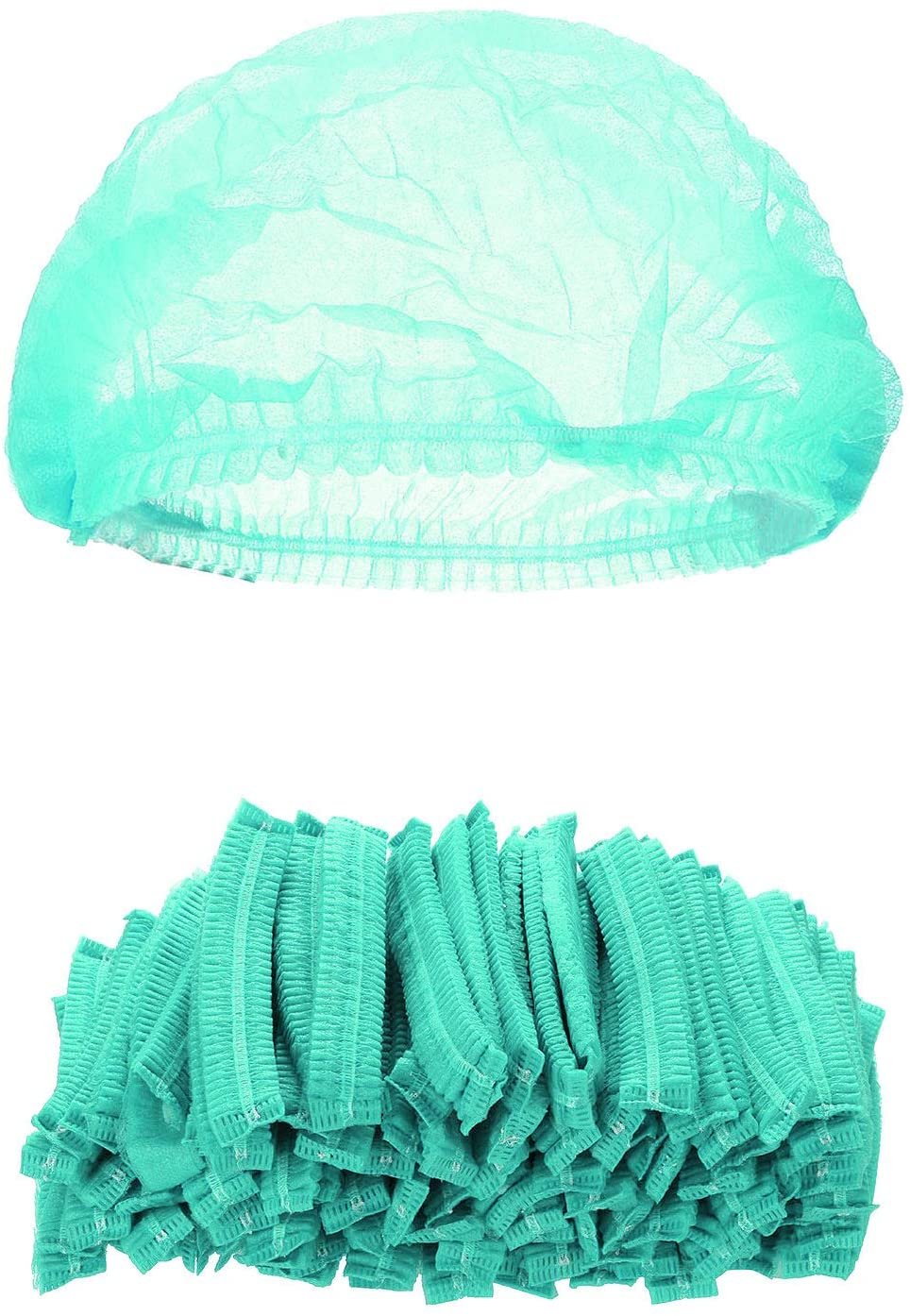 1000 Disposable Mob Caps Hair Net Food Catering Kitchen Restaurant Workwear Hat 