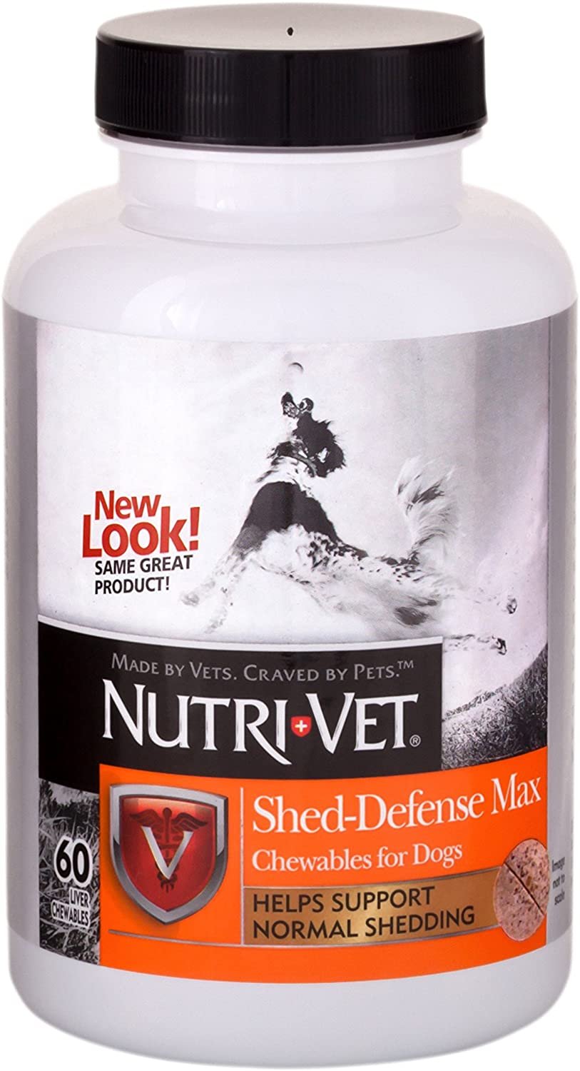 Nutri-Vet Shed-Defense Max Chewables For Dogs, 60 Count | eBay