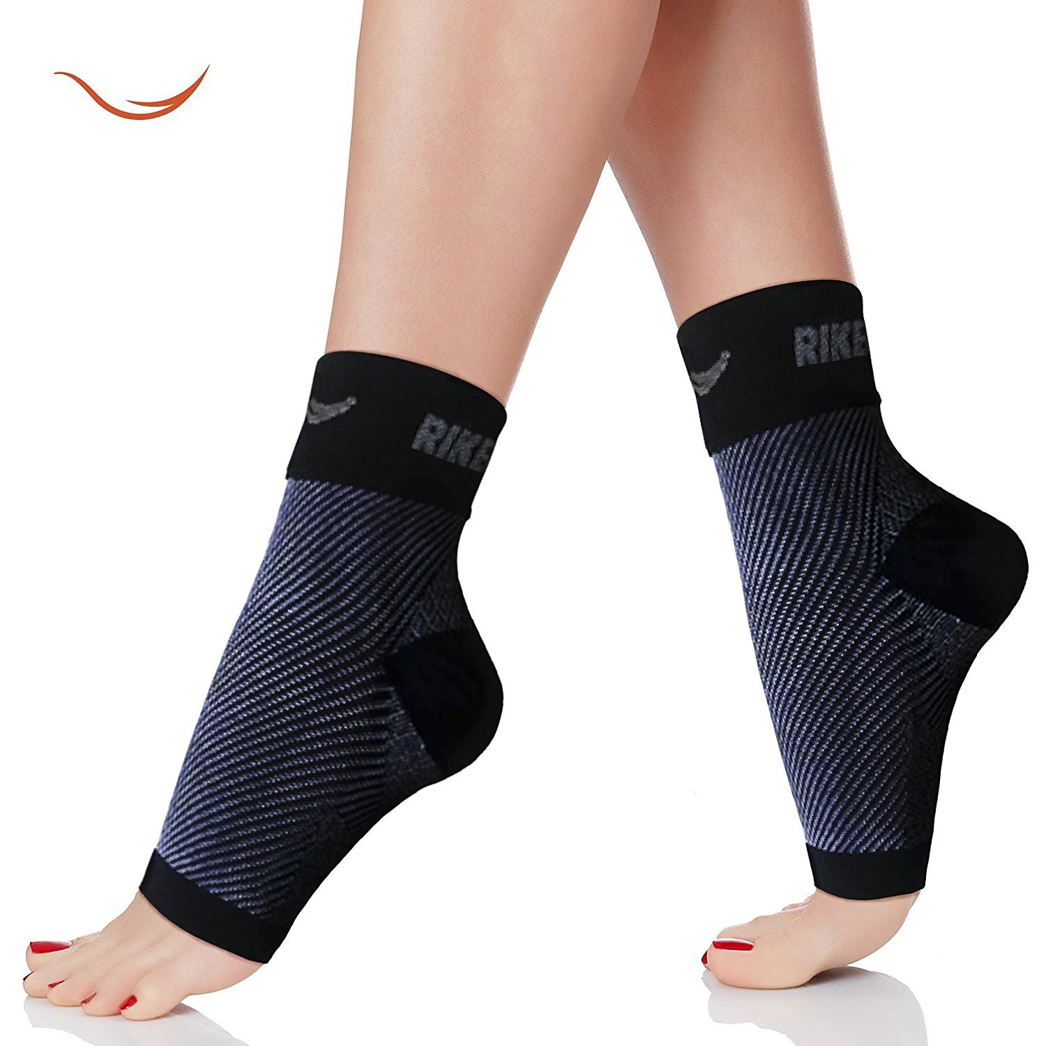 Rikedom Sports Pair Graduated Compression Plantar Fasciitis Foot Ankle ...