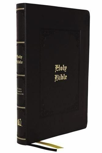 KJV Holy Bible: Large Print Thinline, Black Leathersoft, Red Letter, Comfort - Picture 10 of 10