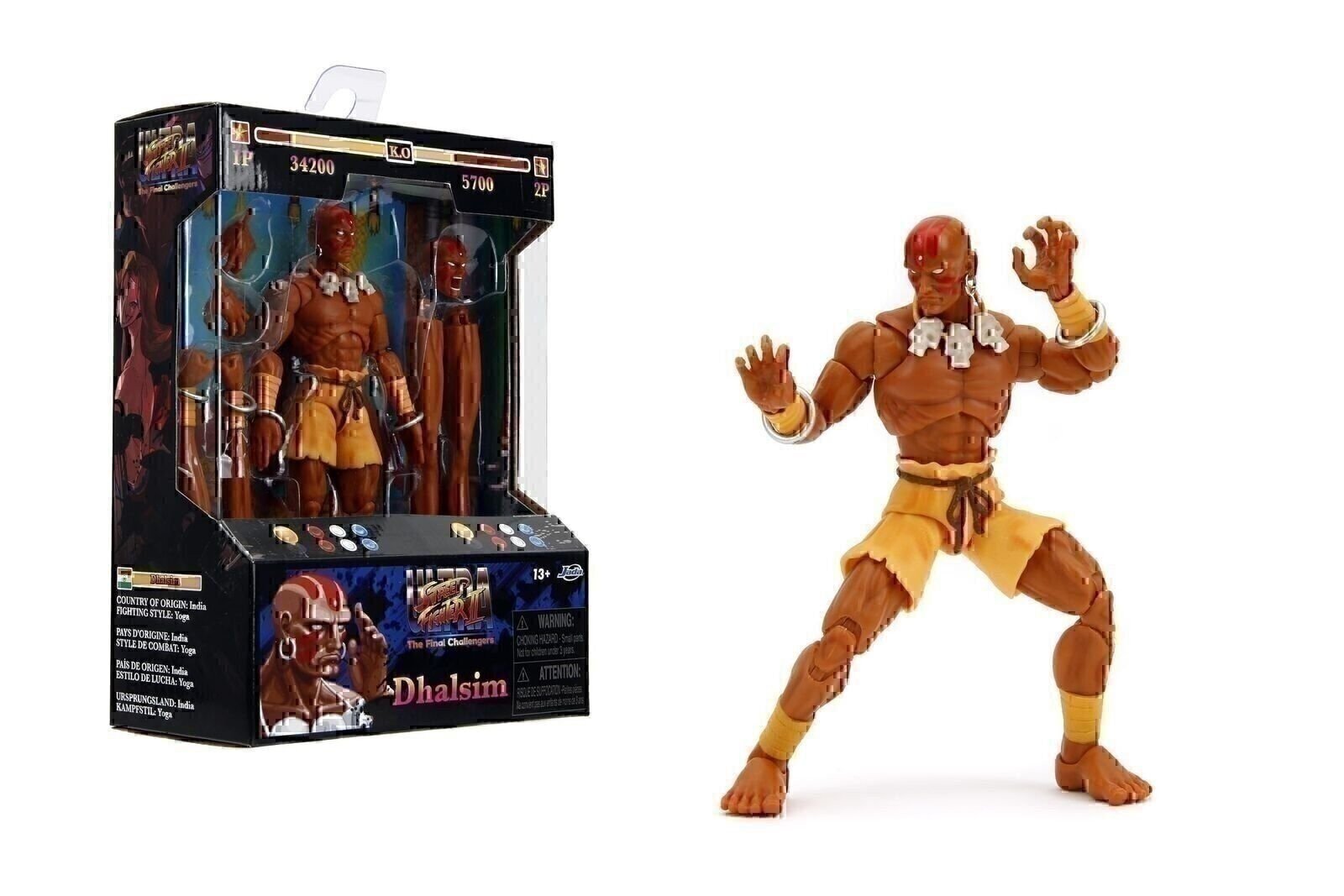 Figura de acción Street Fighter 6" Dhalsim, juguetes para niños y adultos - Imagen 1 de 3