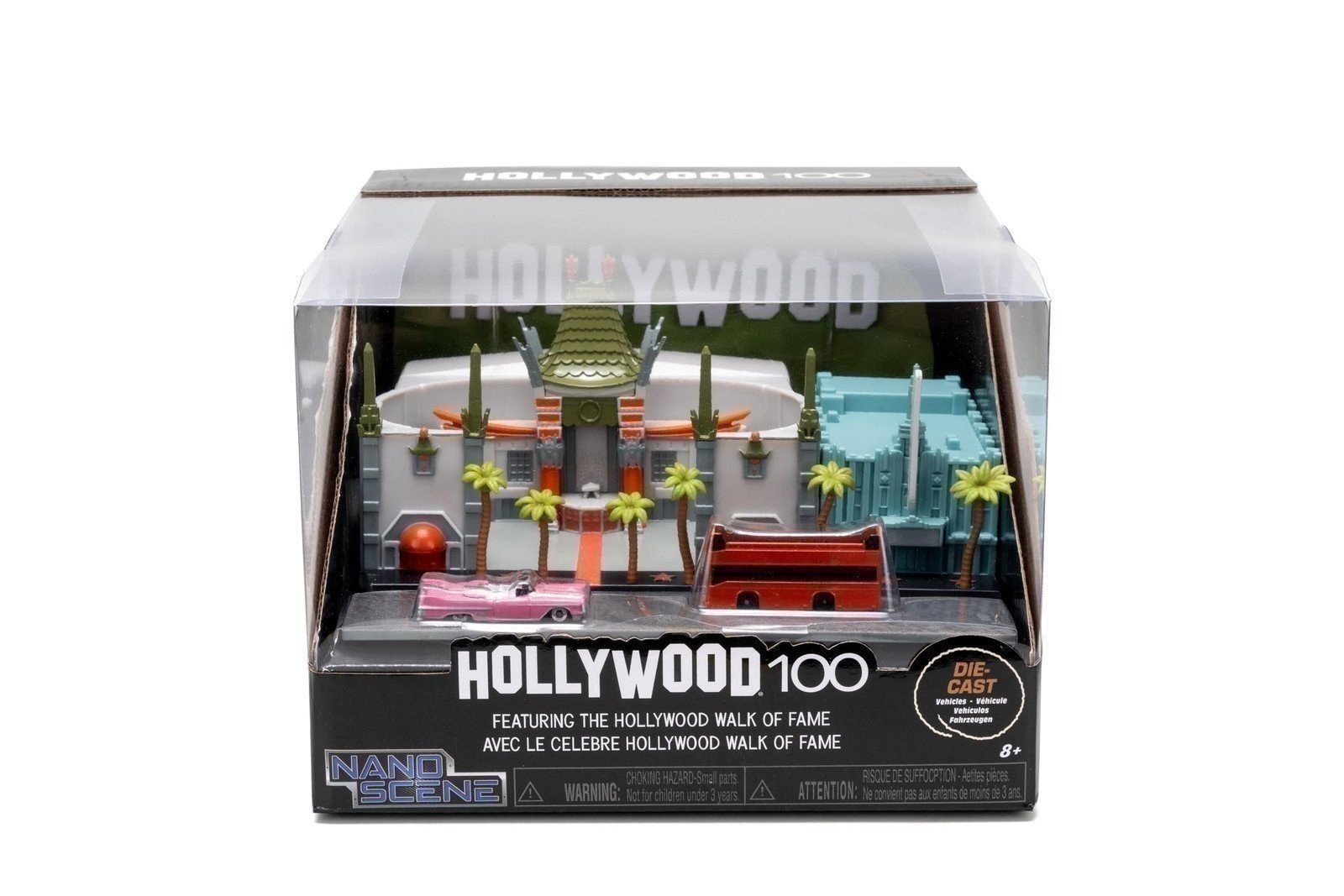 Nano Hollywood Rides Walk of Fame Diorama w/Hollywood Sign and 2 Vehicles... - Picture 3 of 3