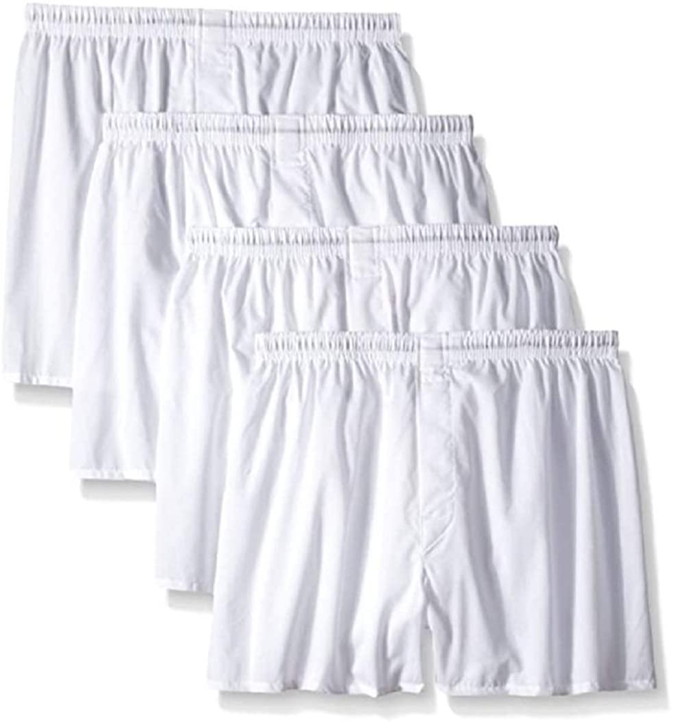 Hanes Men's White Boxer Shorts 4 or 8 Pack | eBay