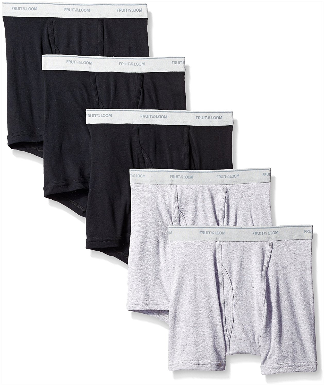 fruit of the loom short leg boxer brief