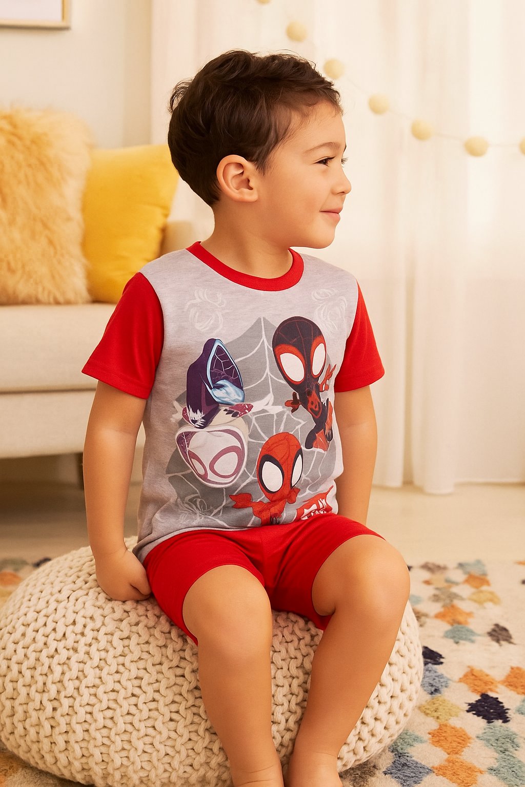 Centric Brands Disney Mickey Mouse Jungen Pyjama Set - Kurzarm Oberteil &... - Bild 9 von 10