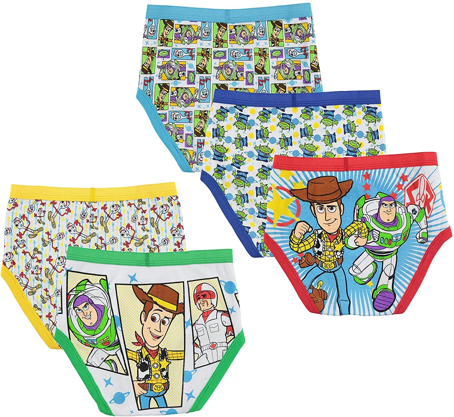 Disney Boys' Toy Story Briefs or Boxer Briefs Multipack