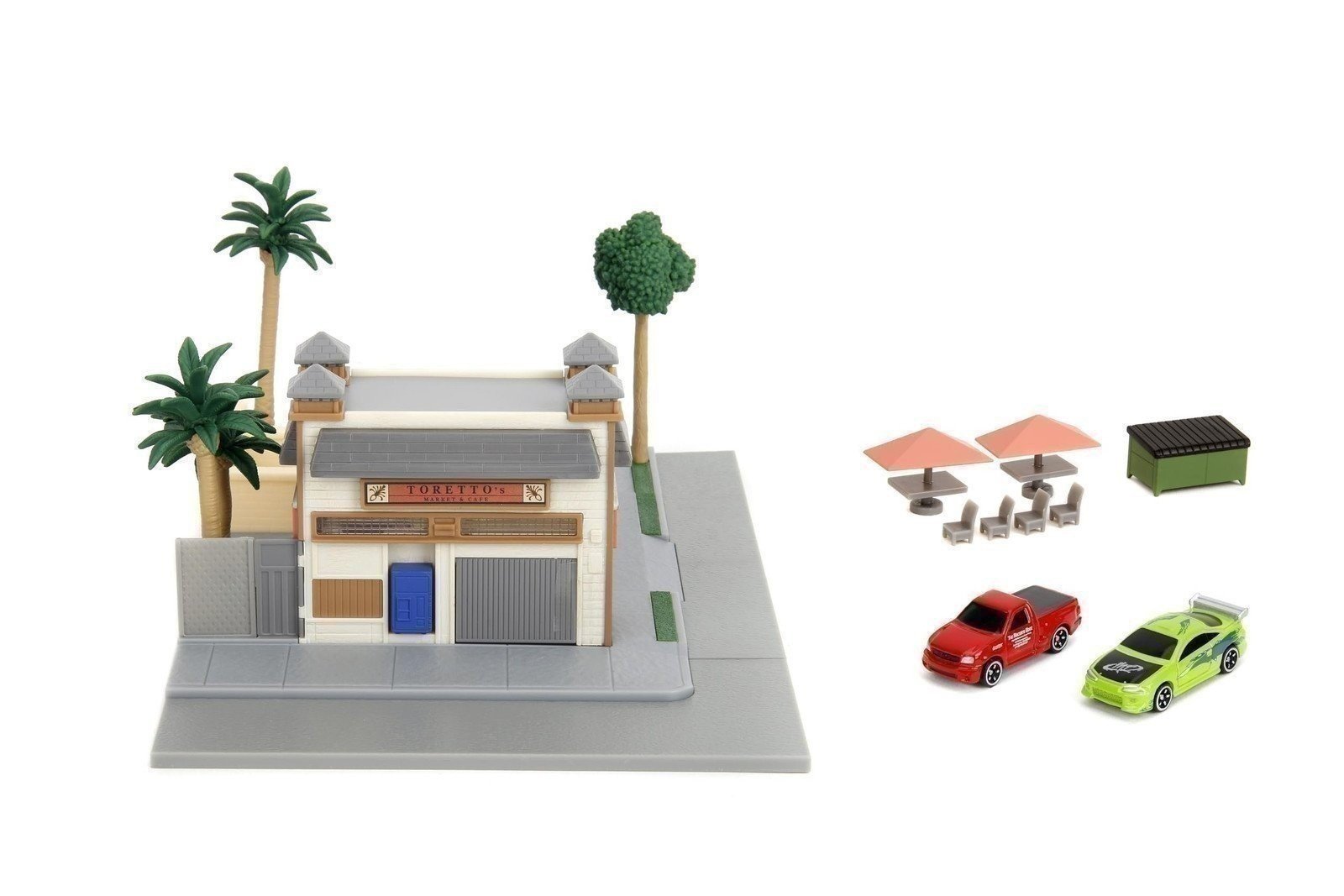 Jada Toys – Fast & Furious Nanoscene: Toretto's Market & Cafe with 2 Nano... - Picture 2 of 5