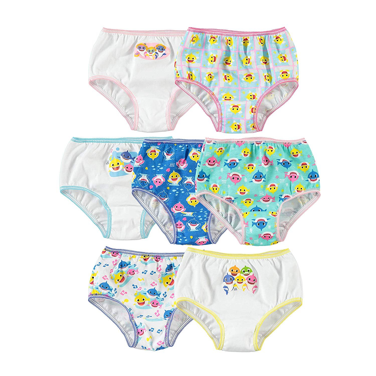 Baby Shark Girls Underwear Panties Toddler, Little Kid, Big Kid - Picture 6 of 6