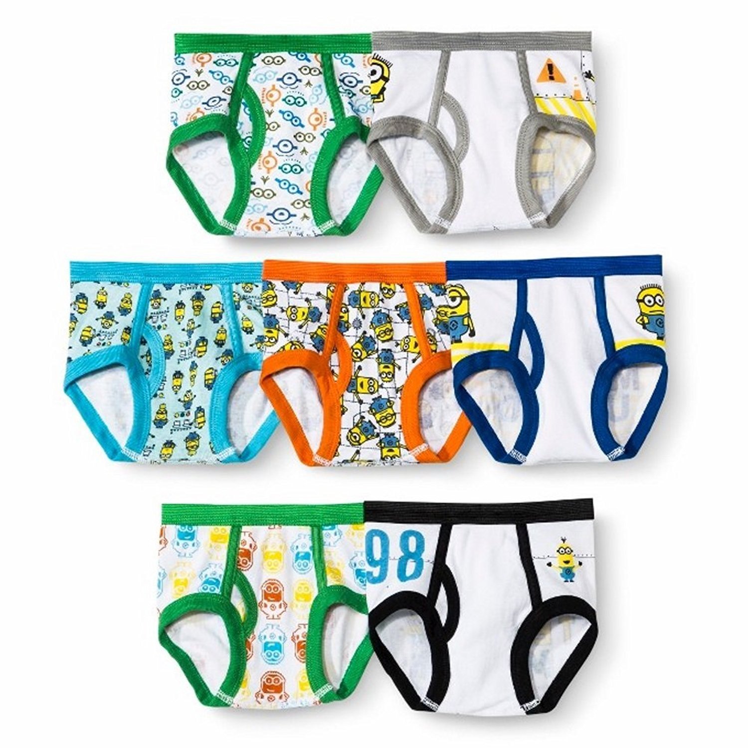 Despicable me Toddler Boys' Minions 7 Pack Underwear Briefs eBay