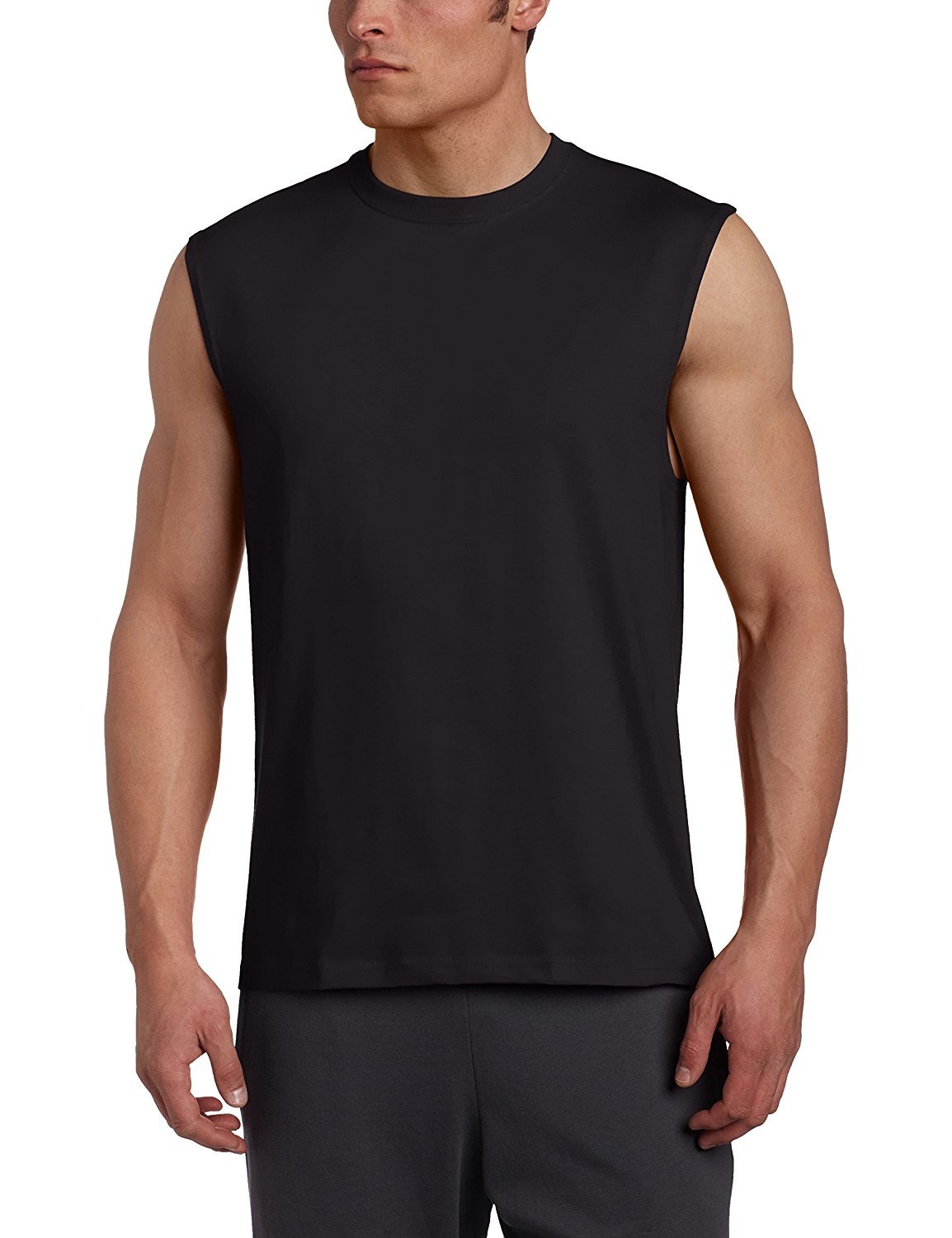Russell Athletic Men's Muscle Tee Tshirt Cotton Basic Tank Top | eBay