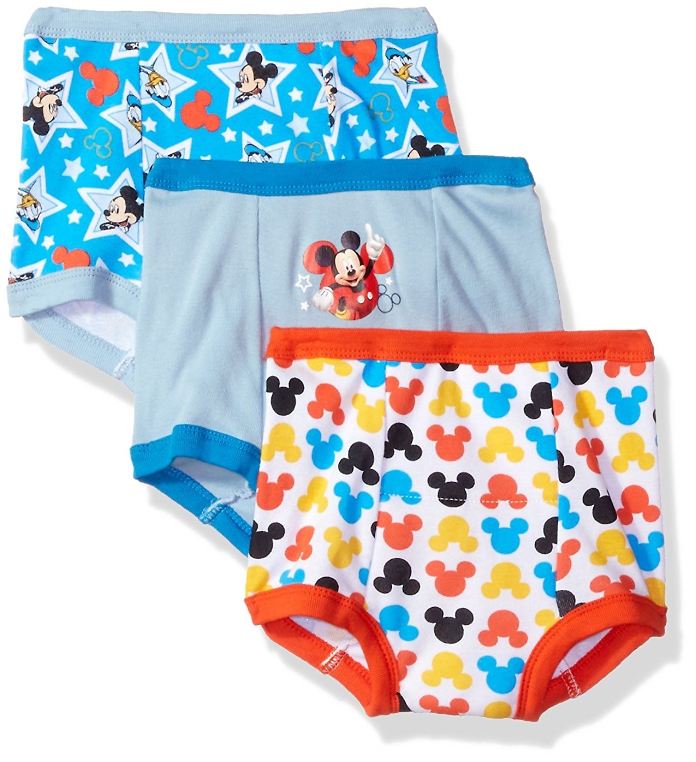 Mickey Mouse Toddler Boys Training Pants 2t 3 Pairs Disney