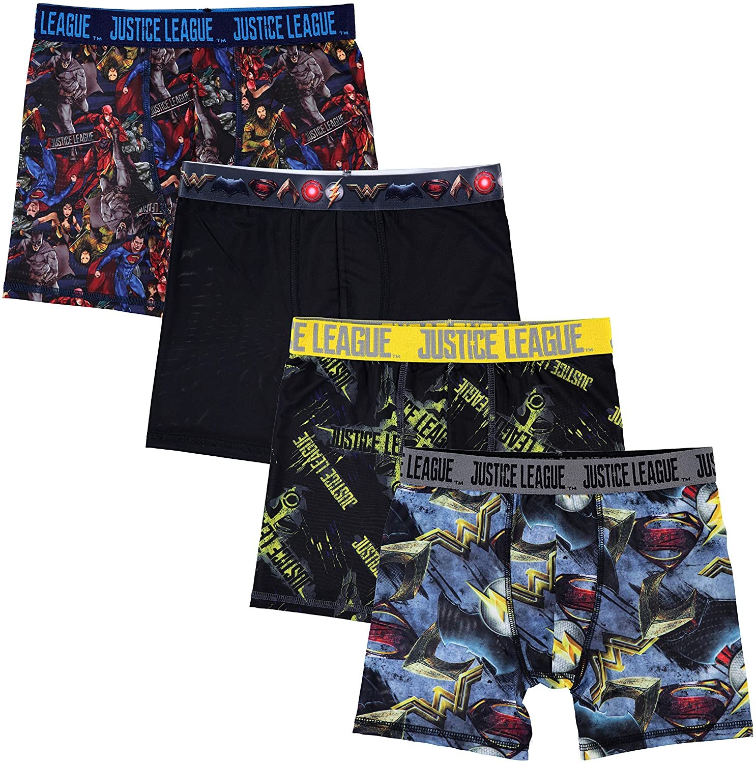 Boys Boxer Briefs Underwear Underoos Justice League Athletic