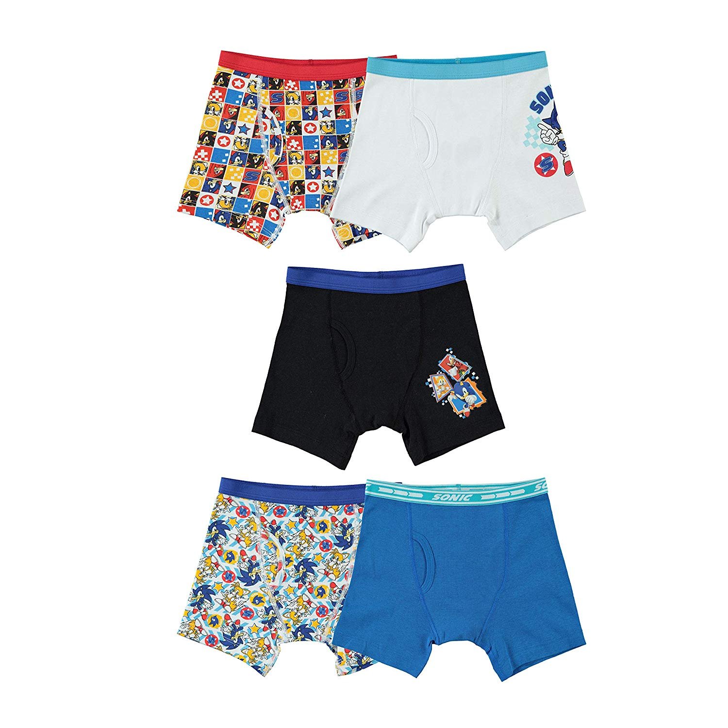 3-pack Boxer Shorts - Bright blue/Sonic the Hedgehog - Kids