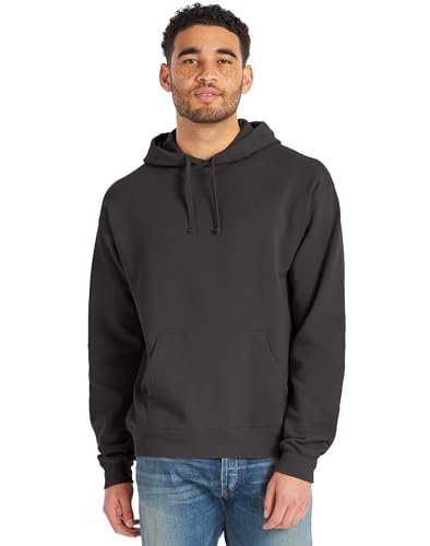 Hanes Men's Comfortwash Garment Dyed Hoodie Sweatshirt, deep Forte Blue, Small - Picture 17 of 17