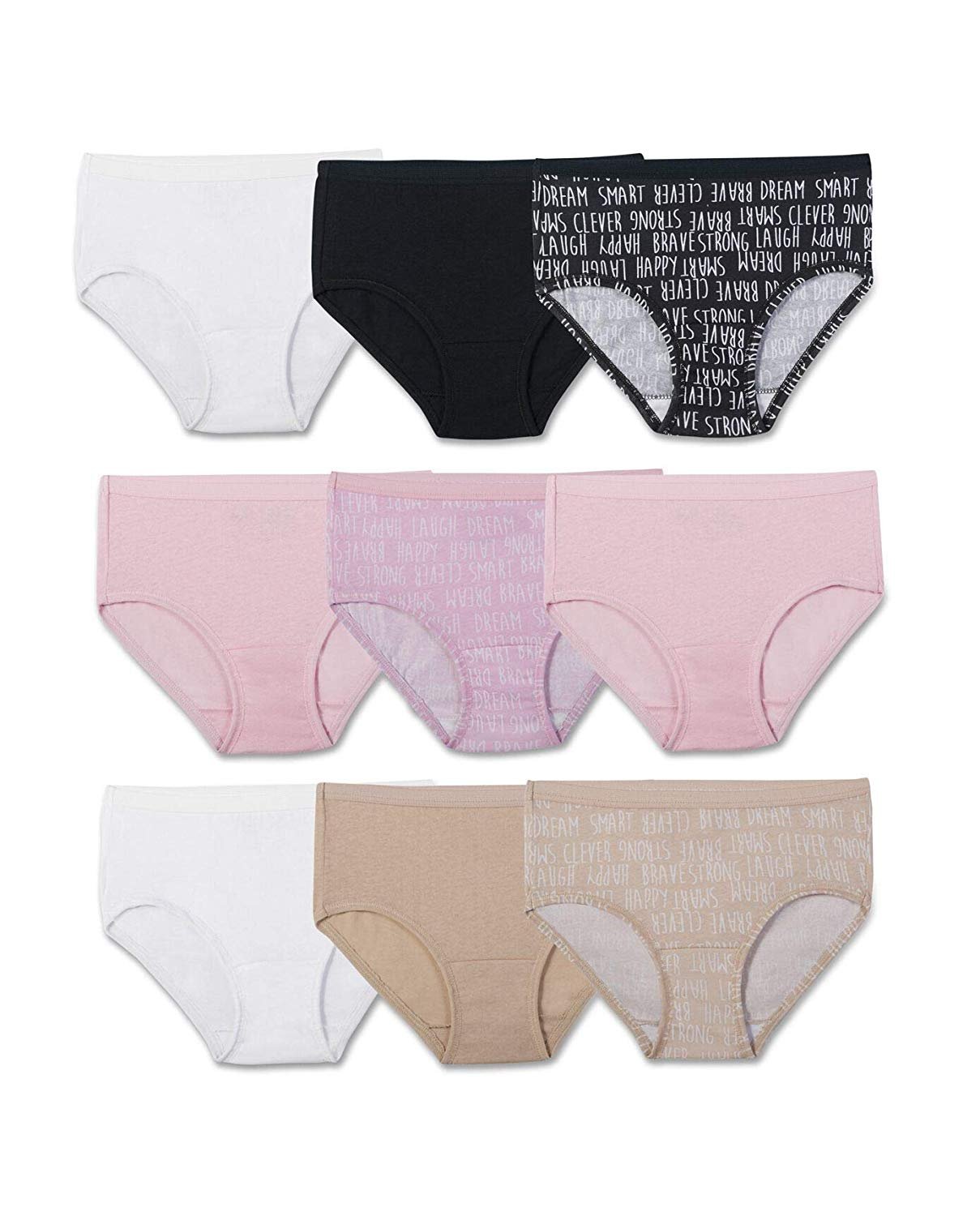 Details about   Fruit of the Loom Girls' Cotton Brief Underwear 