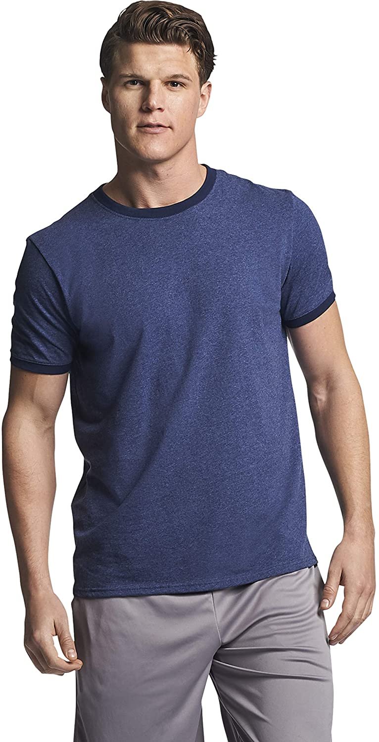 Russell Athletic Men's Cotton Performance Ringer T-Shirt - Picture 29 of 30