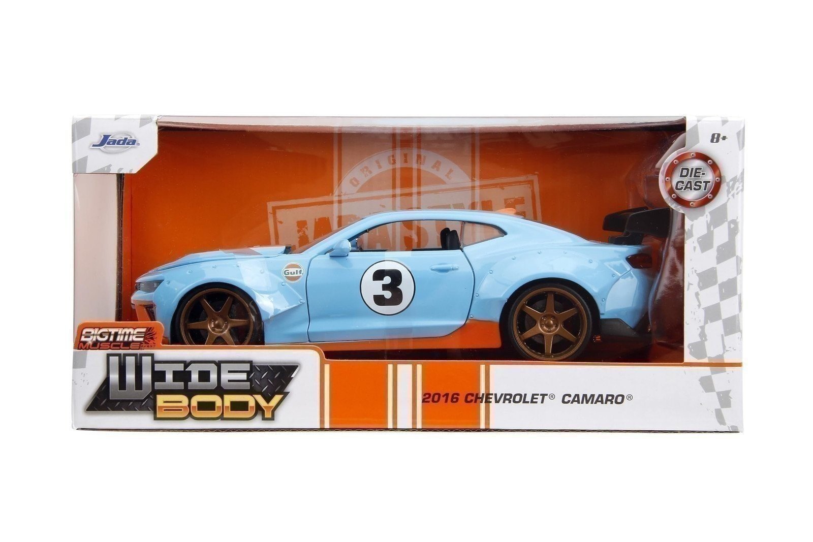 Jada Toys Big Time Muscle 1:24 2016 Chevy Camaro SS Widebody Gulf Die-Cast... - Bild 5 von 5