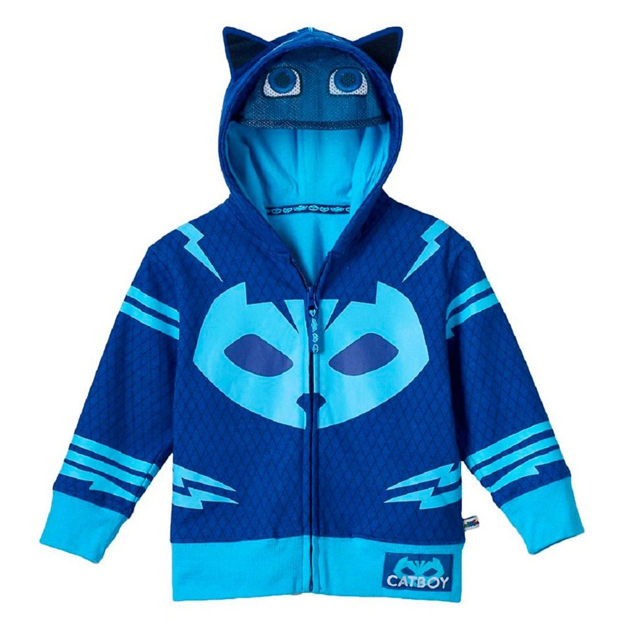 PJMASKS Little Boys' Toddler Catboy Hoodie, Blue, 3T - Picture 12 of 15