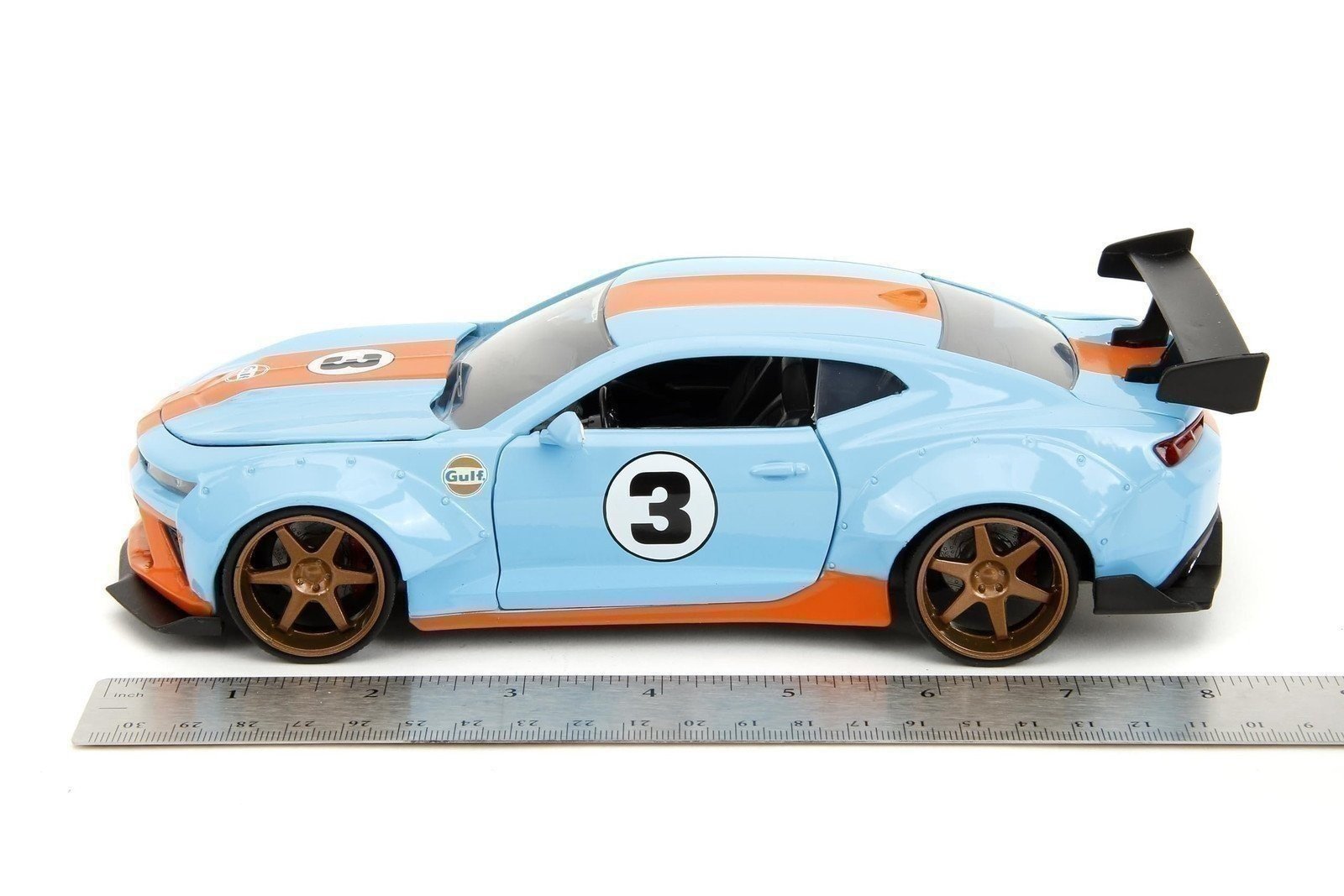 Jada Toys Big Time Muscle 1:24 2016 Chevy Camaro SS Widebody Gulf Die-Cast... - Bild 3 von 5