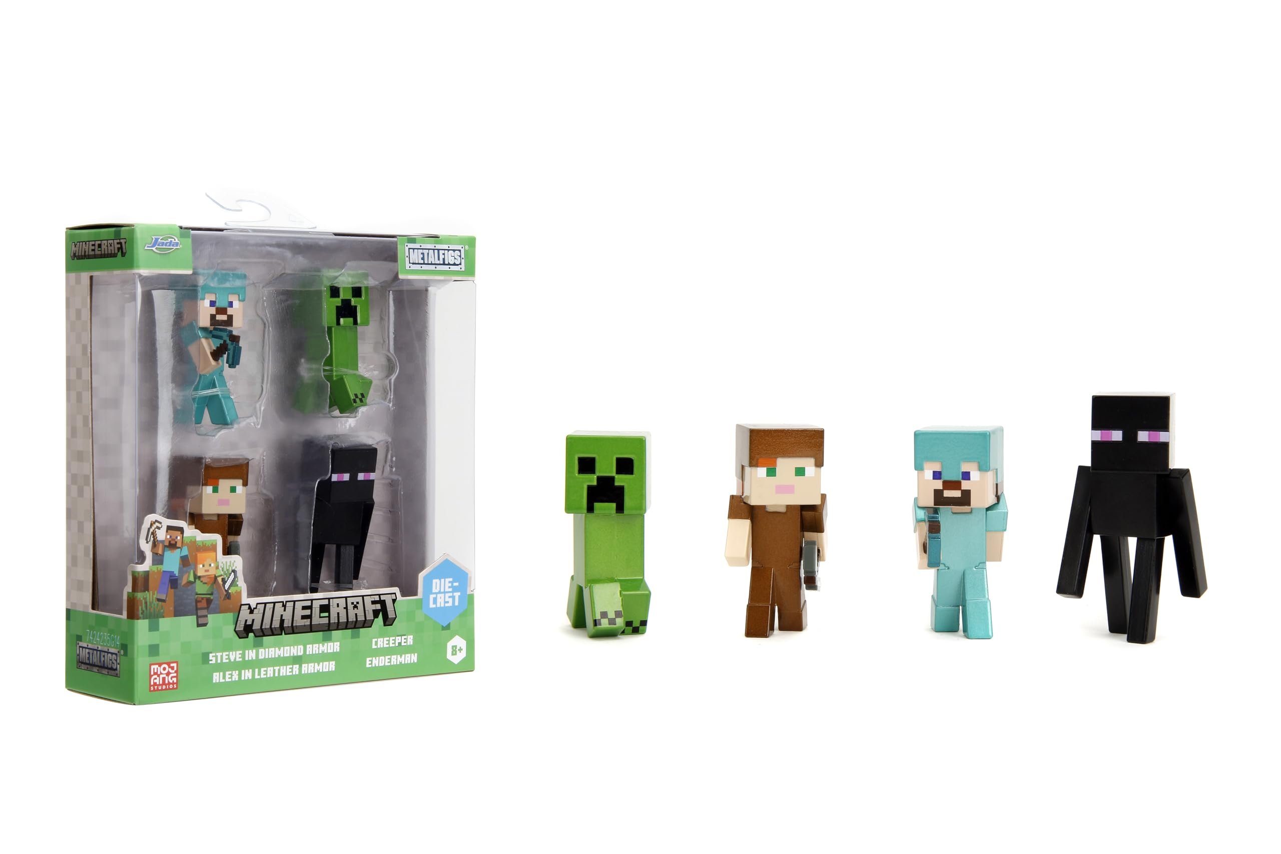 Figuras de metal de Minecraft de Jada - Imagen 11 de 12