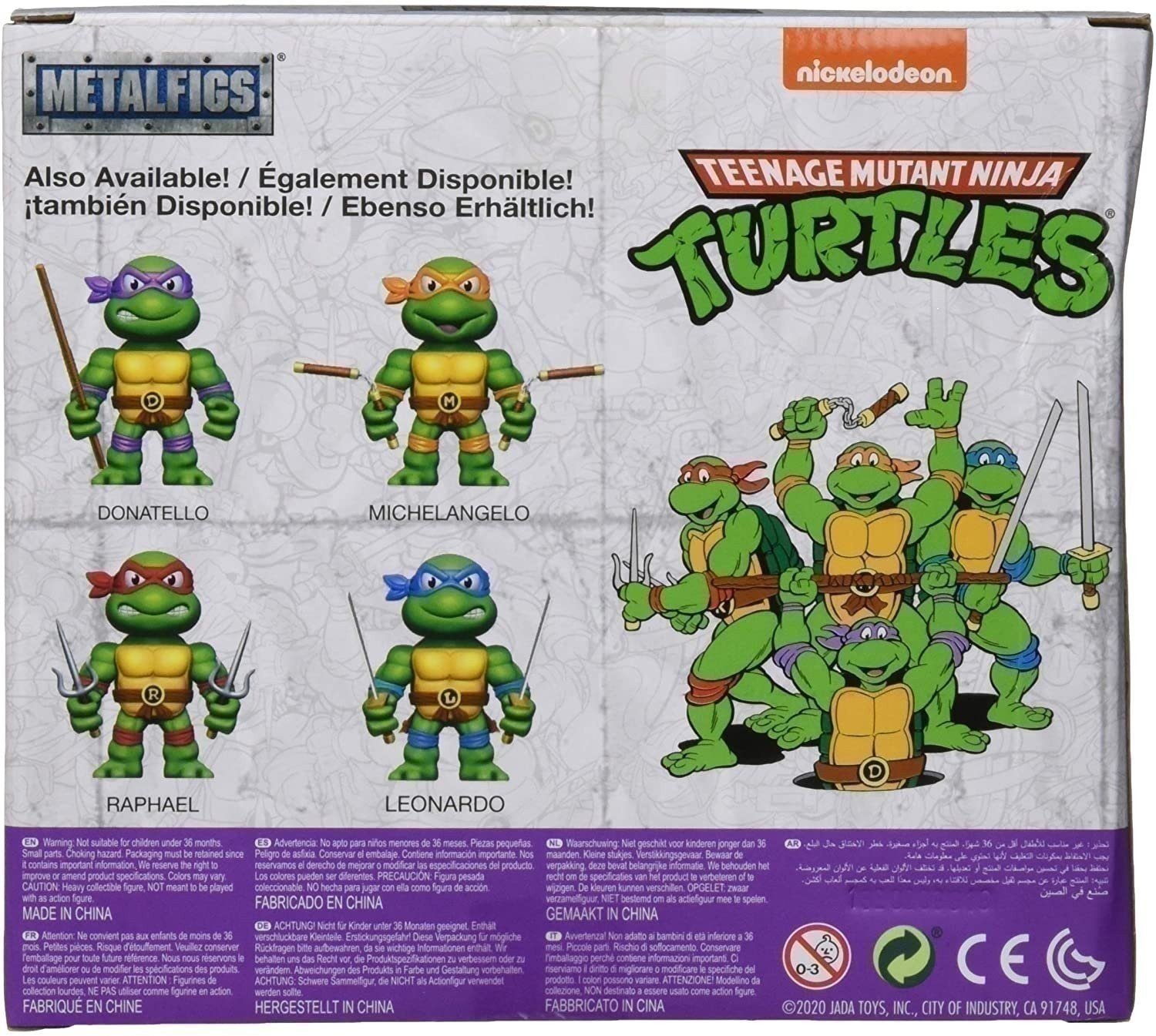Jada Toys Teenage Mutant Ninja Turtles 4" Donatello Die-cast Figure, Toys for... - Picture 4 of 8