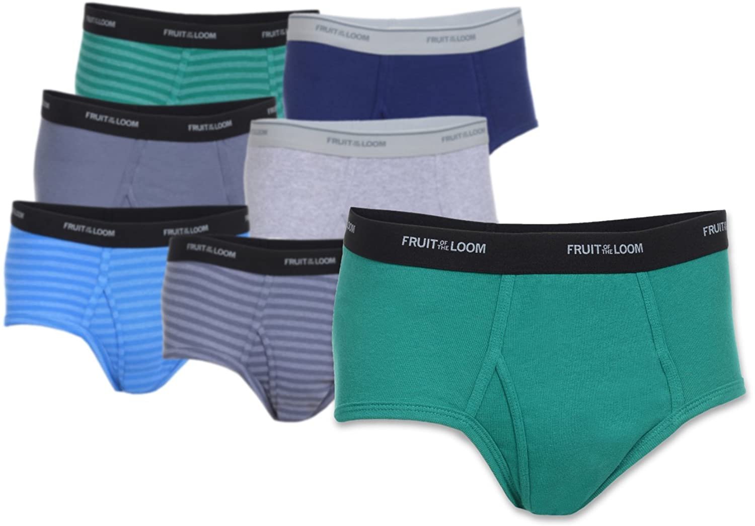 Fruit of the Loom Men's Low Rise Brief - Colors May Vary(Pack of 5