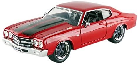 Jada Dom's Chevrolet Chevy Chevelle SS Red Fast and Furious 1 24 Diecast 97193 for sale online 
