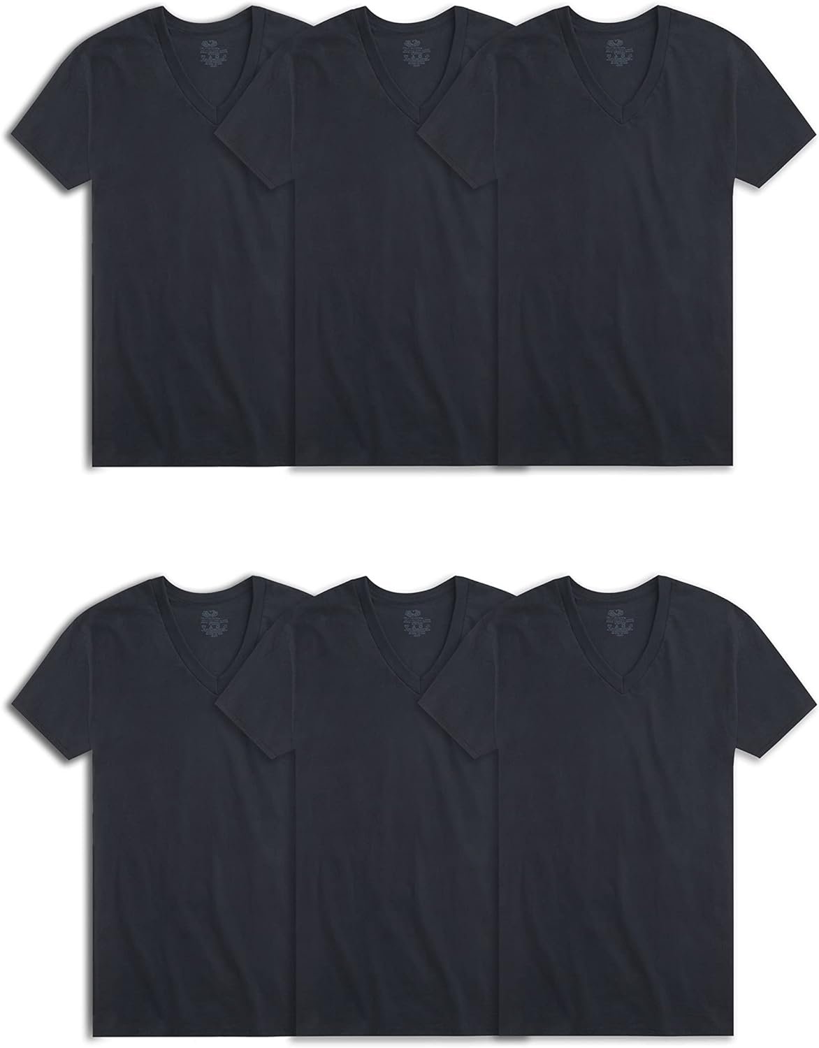 Fruit of the Loom Men's Eversoft Cotton Stay Tucked V-Neck T-Shirt - Picture 11 of 11