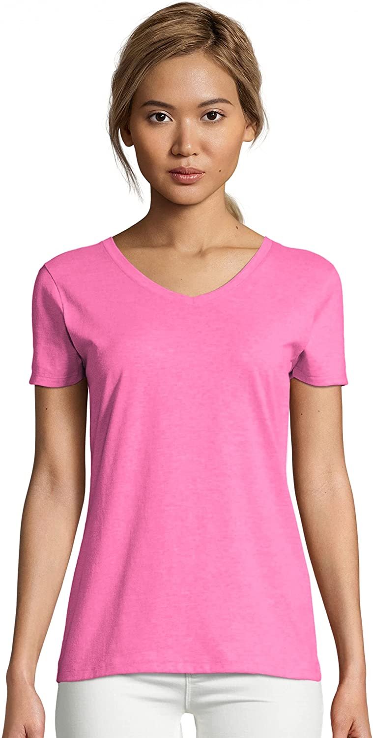 Hanes Women's X-Temp V-Neck T-Shirt