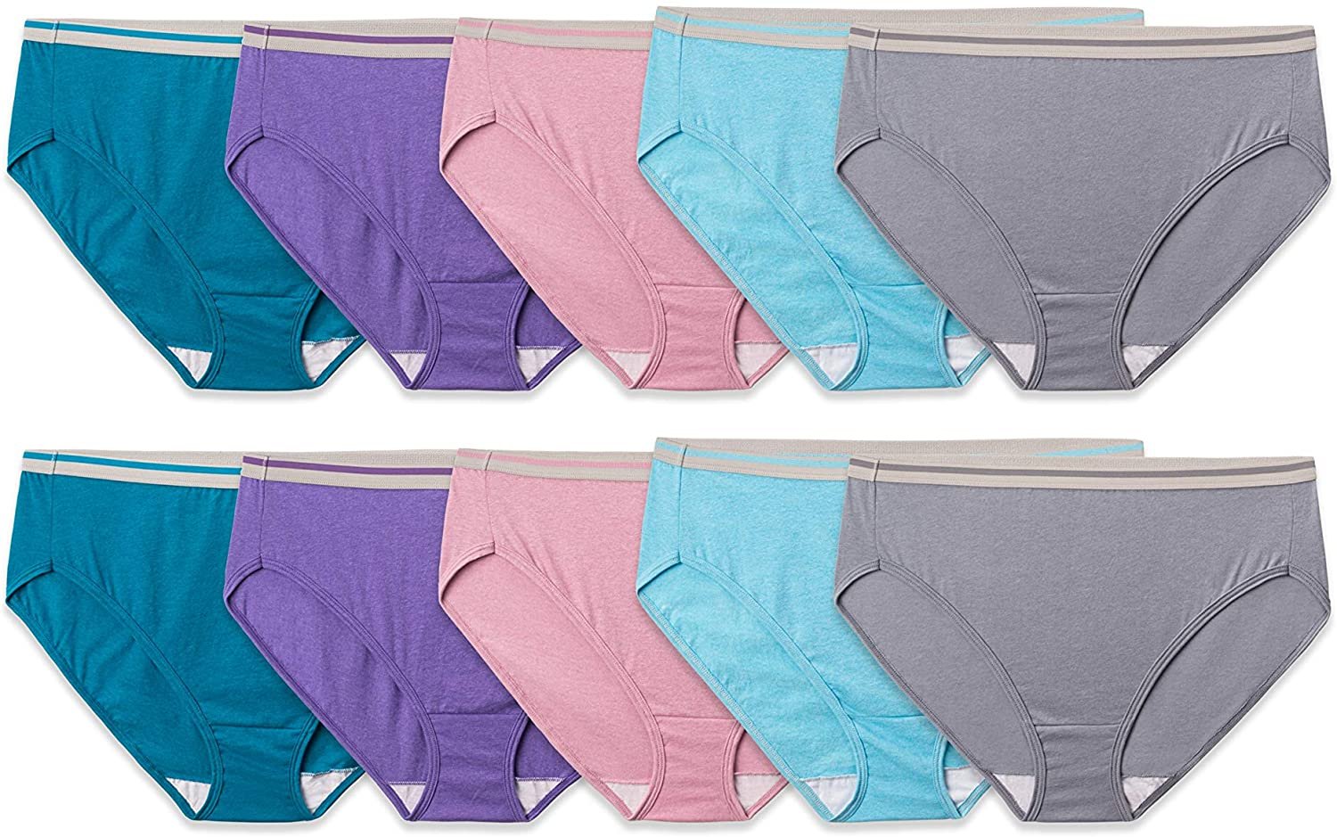  Fruit Of The Loom Womens Tag Free Cotton Brief Panties