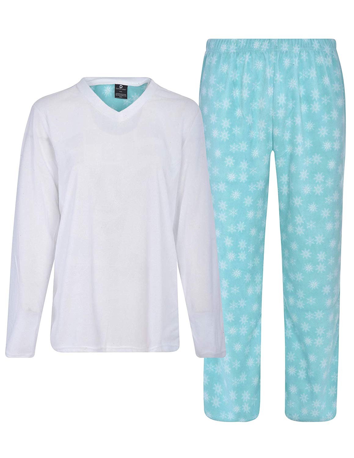 Donna L'oren Women's Pajamas Coral Fleece Super Soft Sizes S-XL