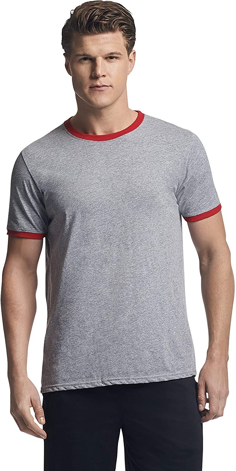 Russell Athletic Men's Cotton Performance Ringer T-Shirt - Picture 28 of 30