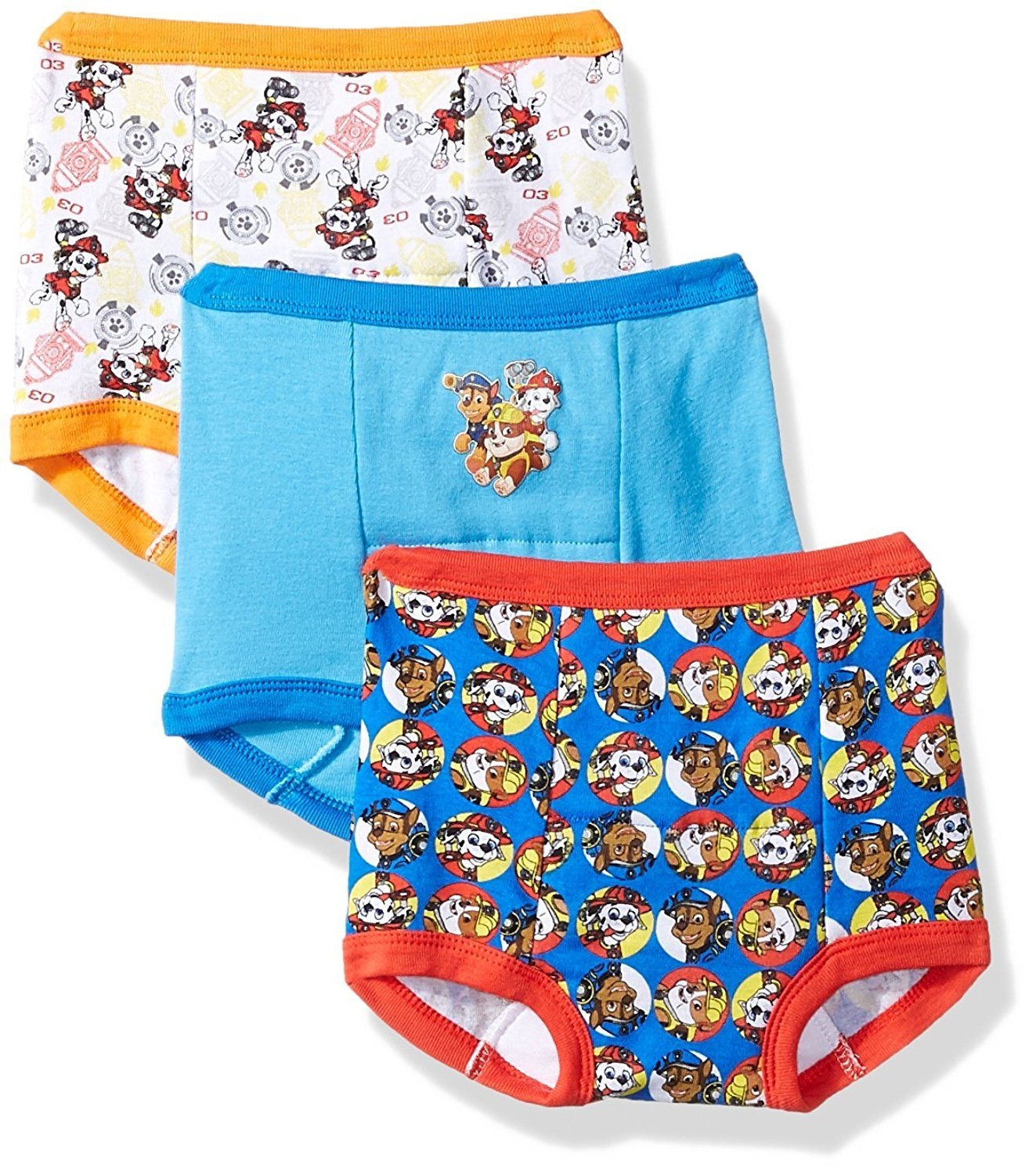 Nickelodeon Boys' Toddler 3-Pack 3T Assorted Paw Patrol Training