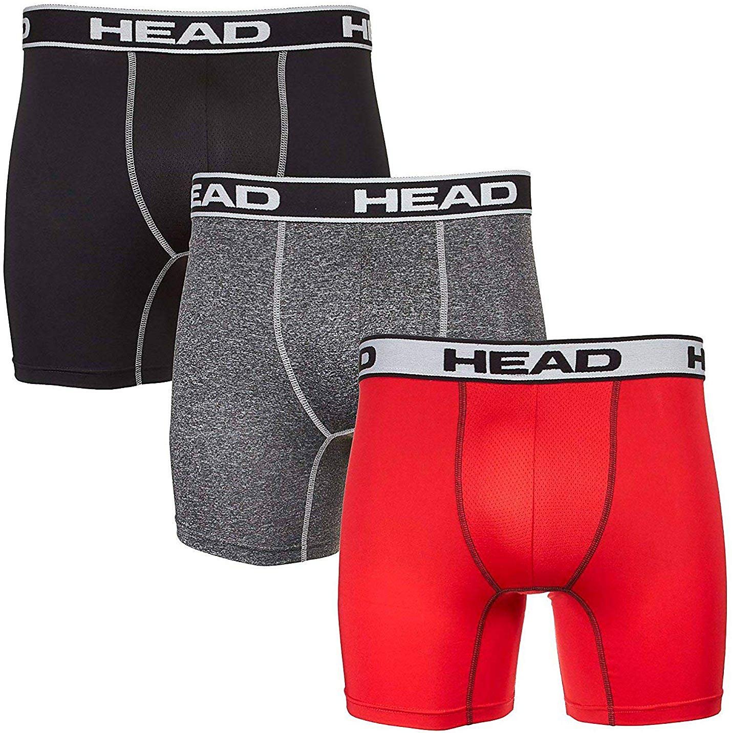 RedHead Performance Printed Boxer Briefs for Men 2-Pack
