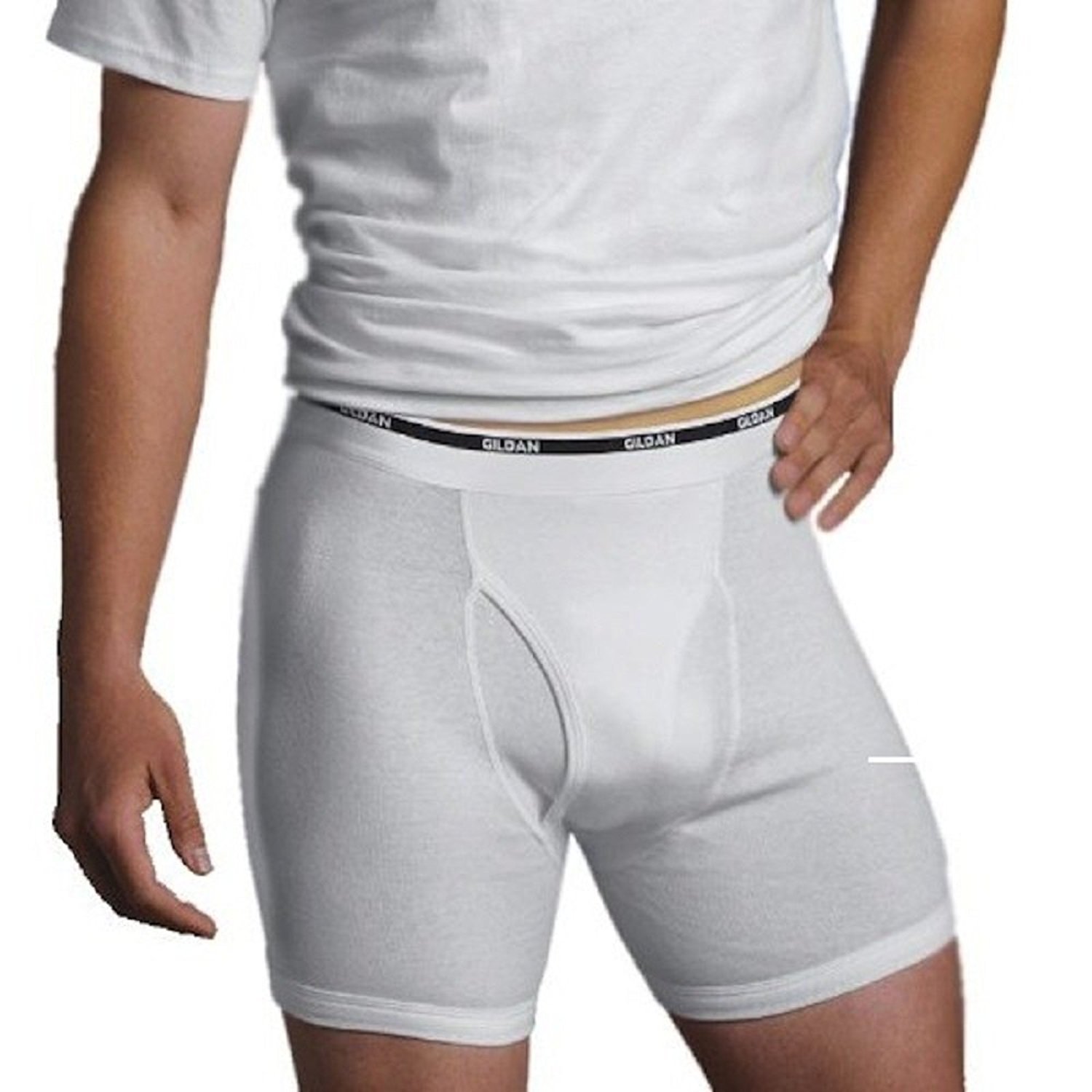 Gildan Men S Boxer Briefs Premium Cotton Underwear 8 Pack White Or Colors Ebay