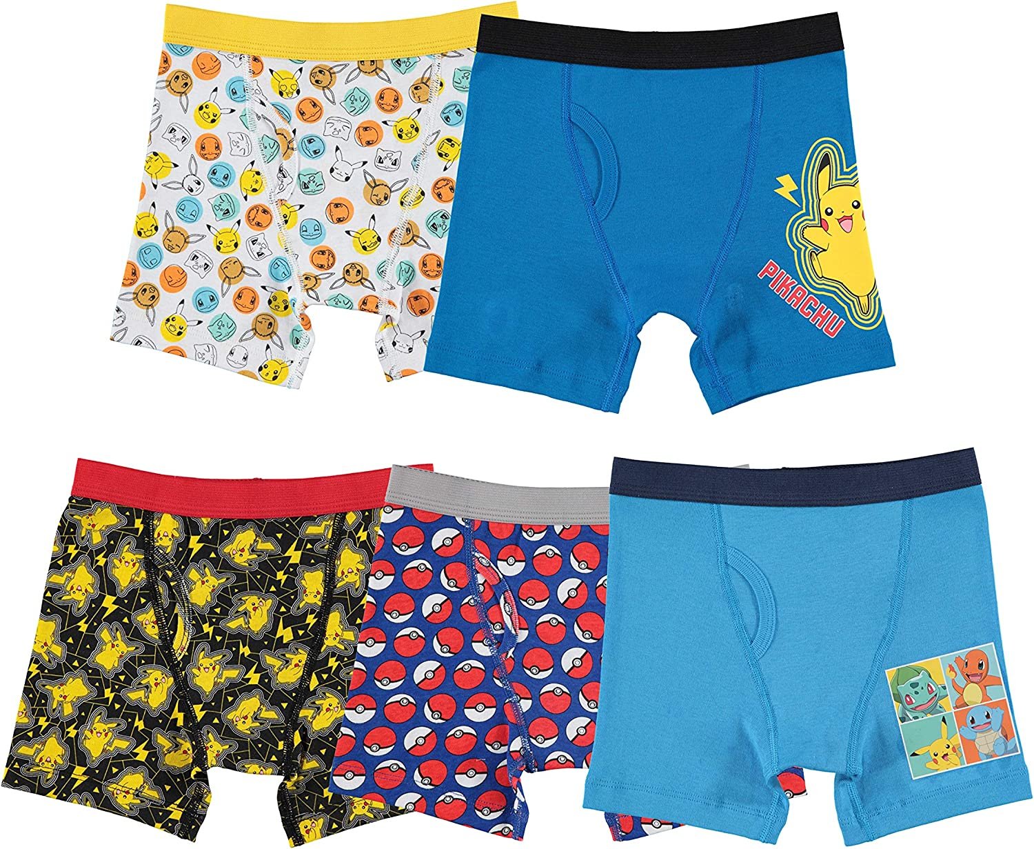 Pokémon Boys' Big Pokemon Athletic Boxer Brief - Picture 14 of 15