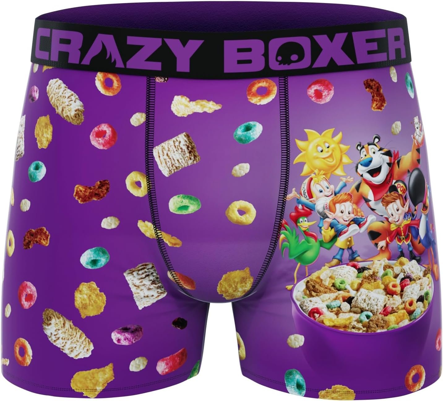CRAZYBOXER Men's Underwear Kelloggs Stretch Comfortable Boxer Brief Lightweight - Picture 2 of 3