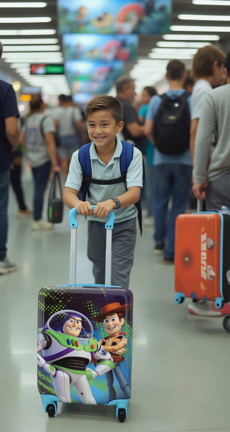 Disney Toy Story Valigia rigida 20" - Woody Buzz lato rigido carino e durevole - Foto 60 di 66