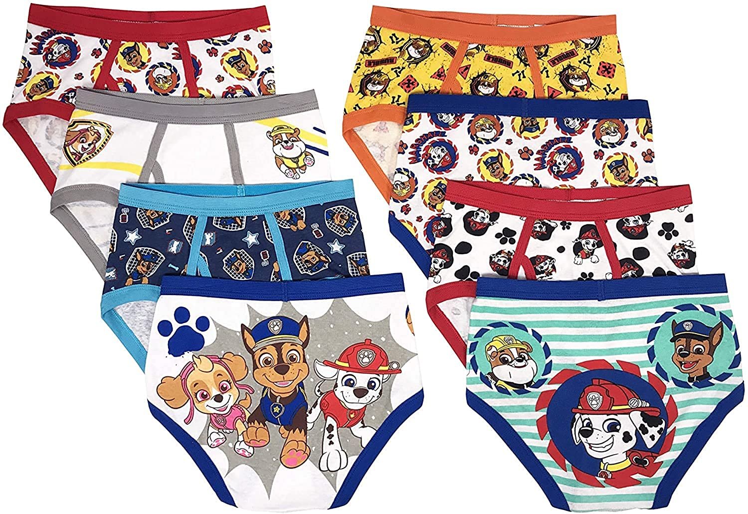 Boys Character Underwear 8-Pack Sizes 2T/3T, 4T, 4, 6, 8 Mickey, Blaze, Blippi - Picture 7 of 8