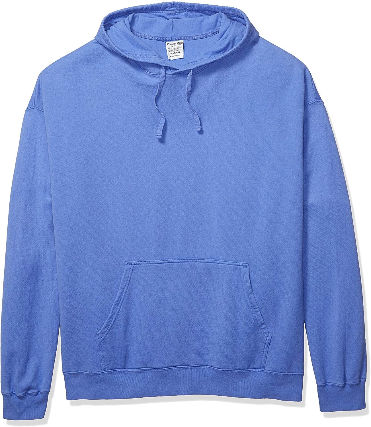 Hanes Men's Comfortwash Garment Dyed Hoodie Sweatshirt, deep Forte Blue, Small - Picture 16 of 17