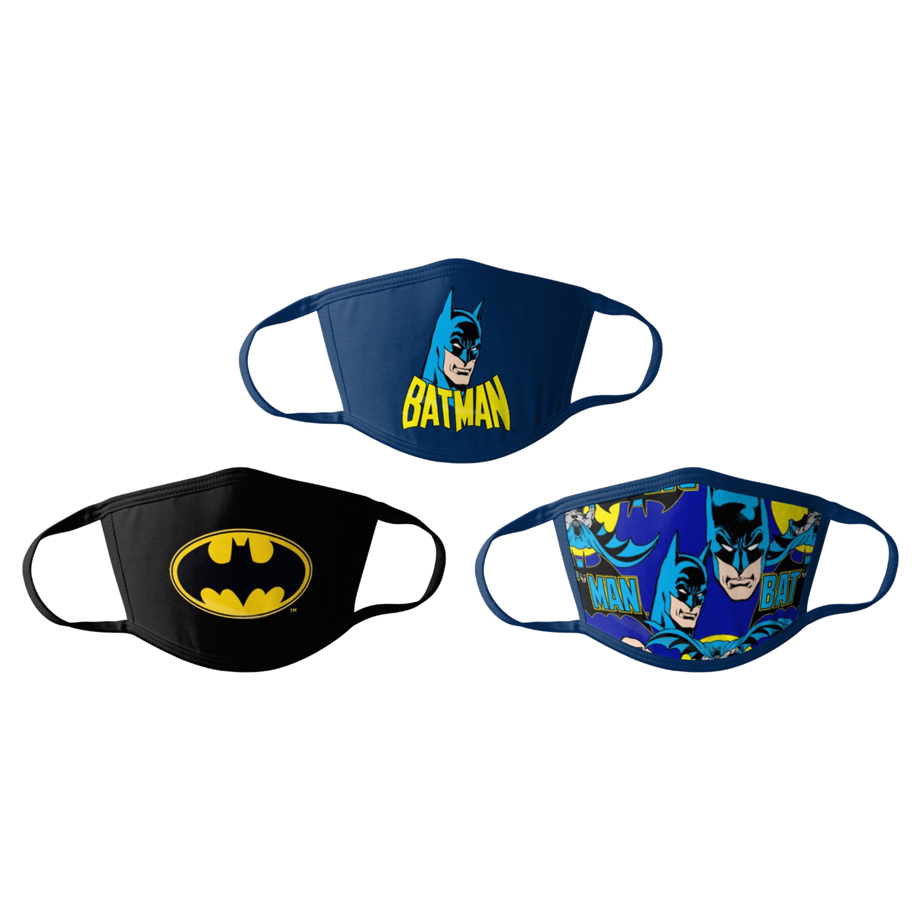Kids Cloth Face Masks Paw Patrol Jojo Siwa Batman and More 3 Pack Washable  | eBay