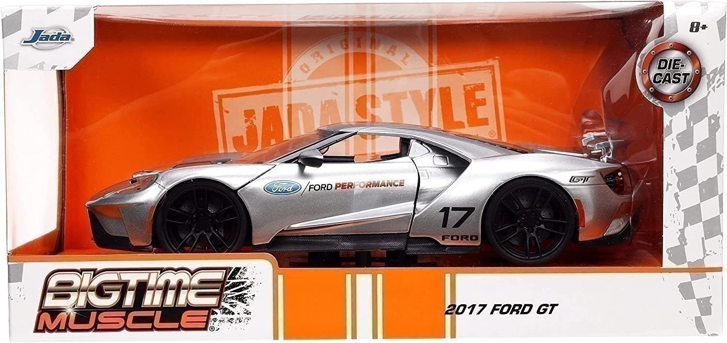 Jada Toys Big Time Muscle 1:24 2017 Ford GT Die-cast Car, Toys for Kids and... - Picture 8 of 8