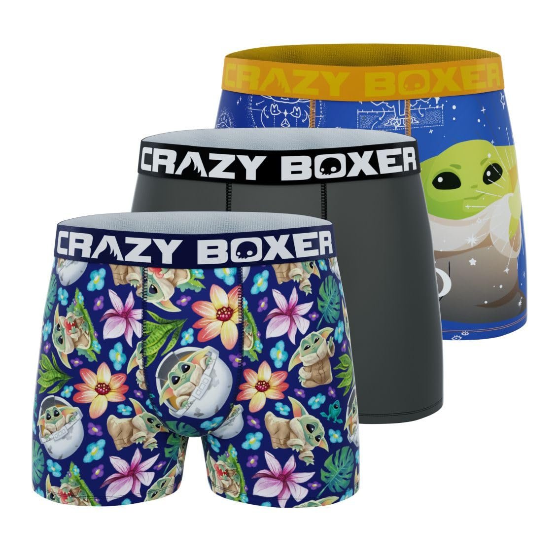 CRAZYBOXER Men's Underwear The Mandalorian Soft Comfortable Boxer Brief - Picture 22 of 25