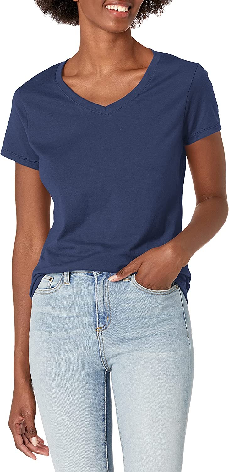 Hanes Women's X-Temp V-Neck T-Shirt