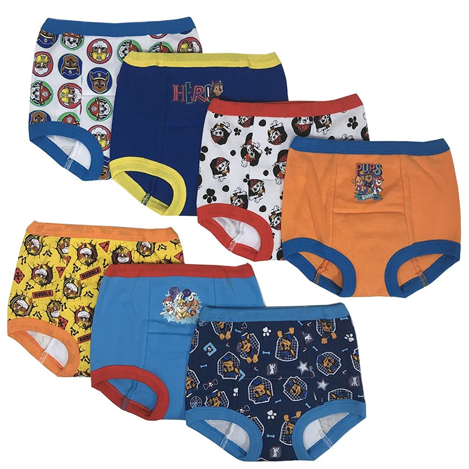 PAW PATROL Boys Potty Training Pants Underwear Toddler 7-Pack Size 2T, 3T,  4T | eBay